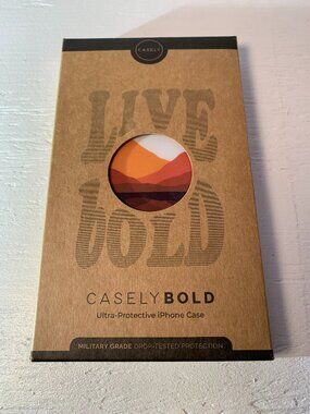 Casely Bold "Opposites Attract" iPhone 12 Pro Max case in Box